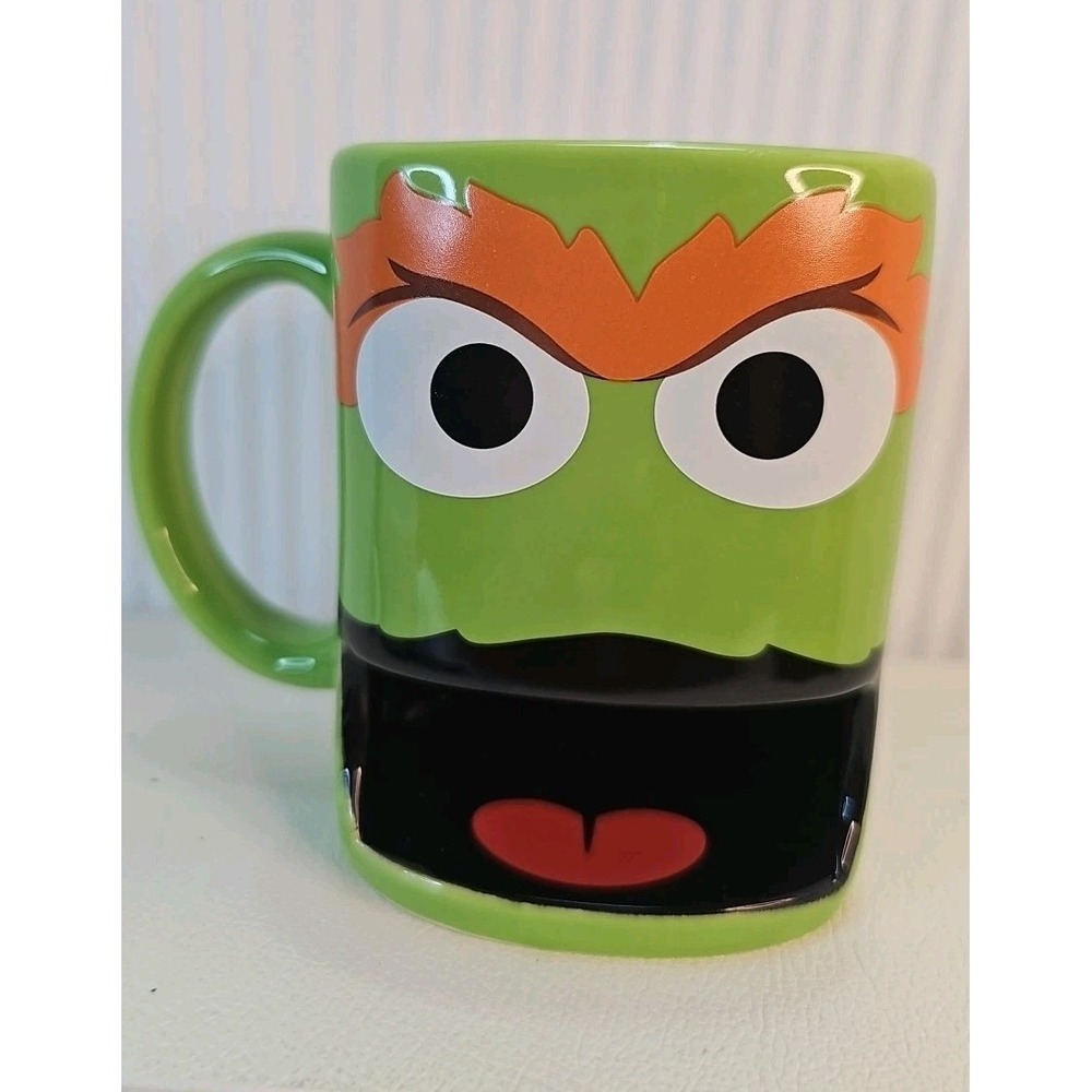 NWOT Sesame Street , Our Name is Mud OscaR Milk & Cookies Dunk Mug  COLLECTIABLE